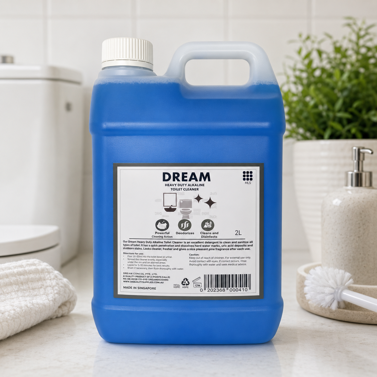 Heavy Duty Alkaline Toilet Cleaner 2L